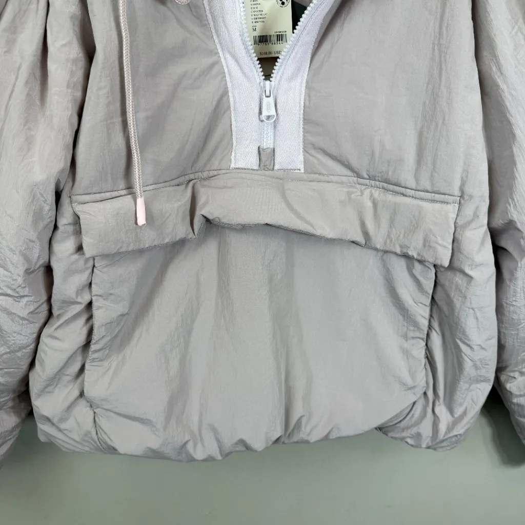 FP Movement Free People In a Pillow Packable Puffer Pullover Medium Oyster NWT Purple - Image 12