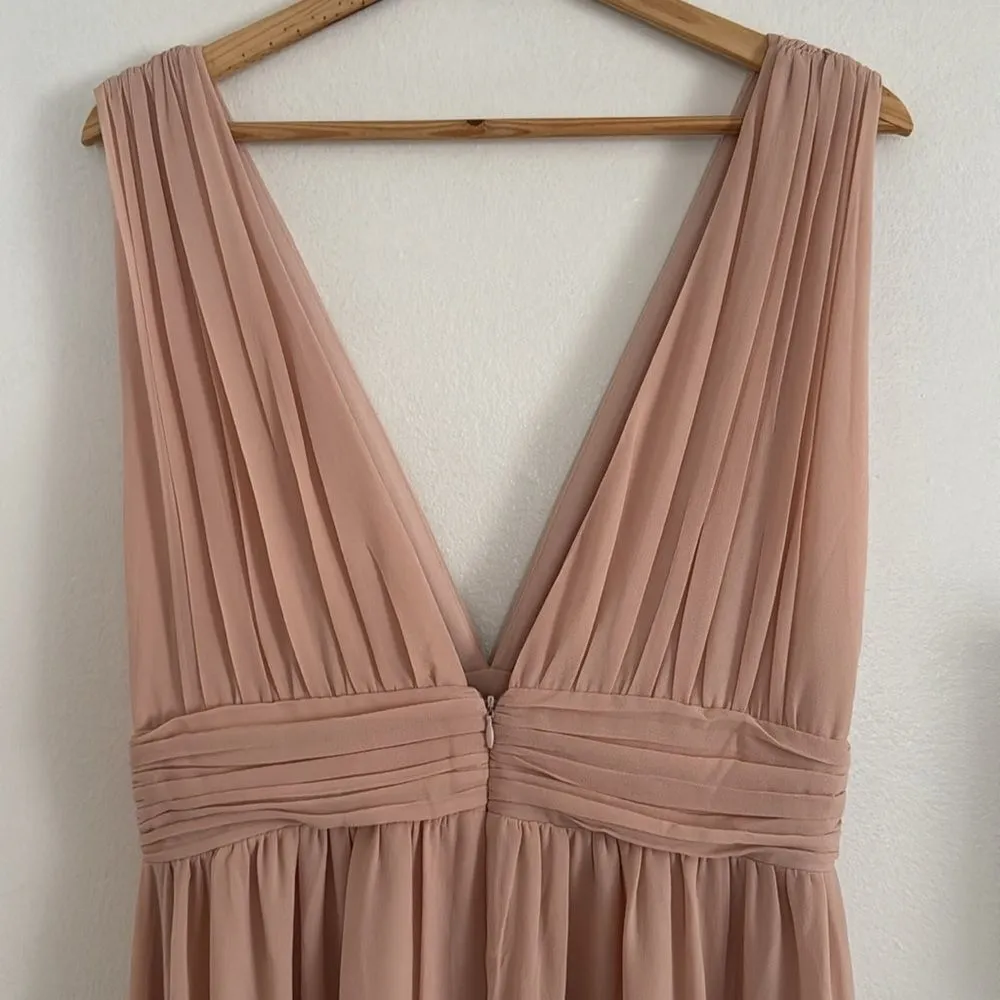 Lulu's Heavenly Hues Blush Maxi Dress NWT - Image 6