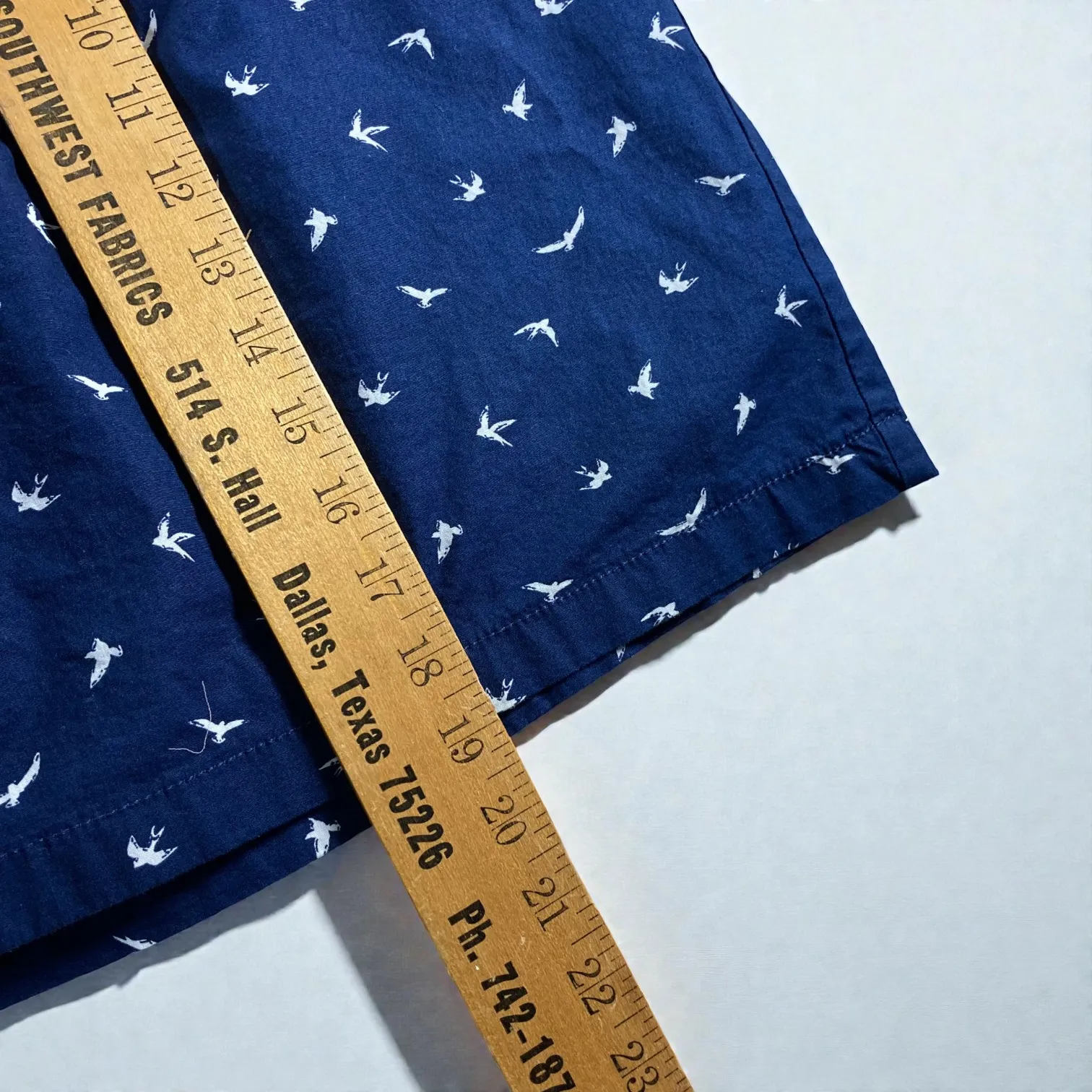 St Johns Bay Womens Skort Navy Blue Bird Print Size 24W New W/ Tags Summer/ Fall - Image 6