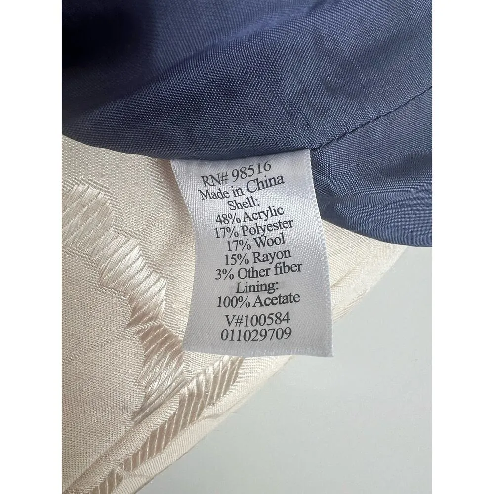 Coldwater Creek Multicolor Tweed Jacket Size 14 - Image 8