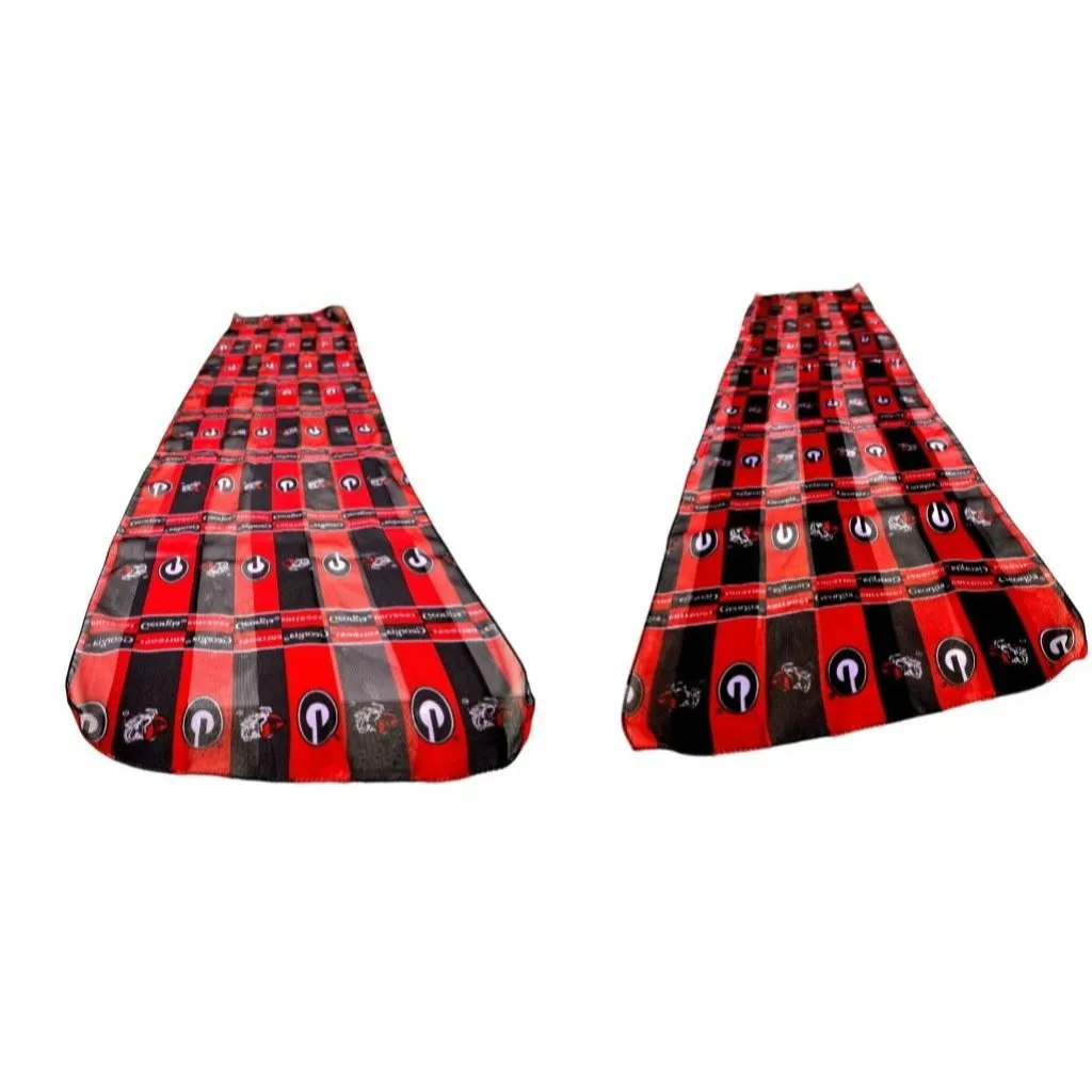 VTG University Georgia Scarf UGA Football Bulldogs Dawgs 58 in L x 12 in NWT Red - Image 8