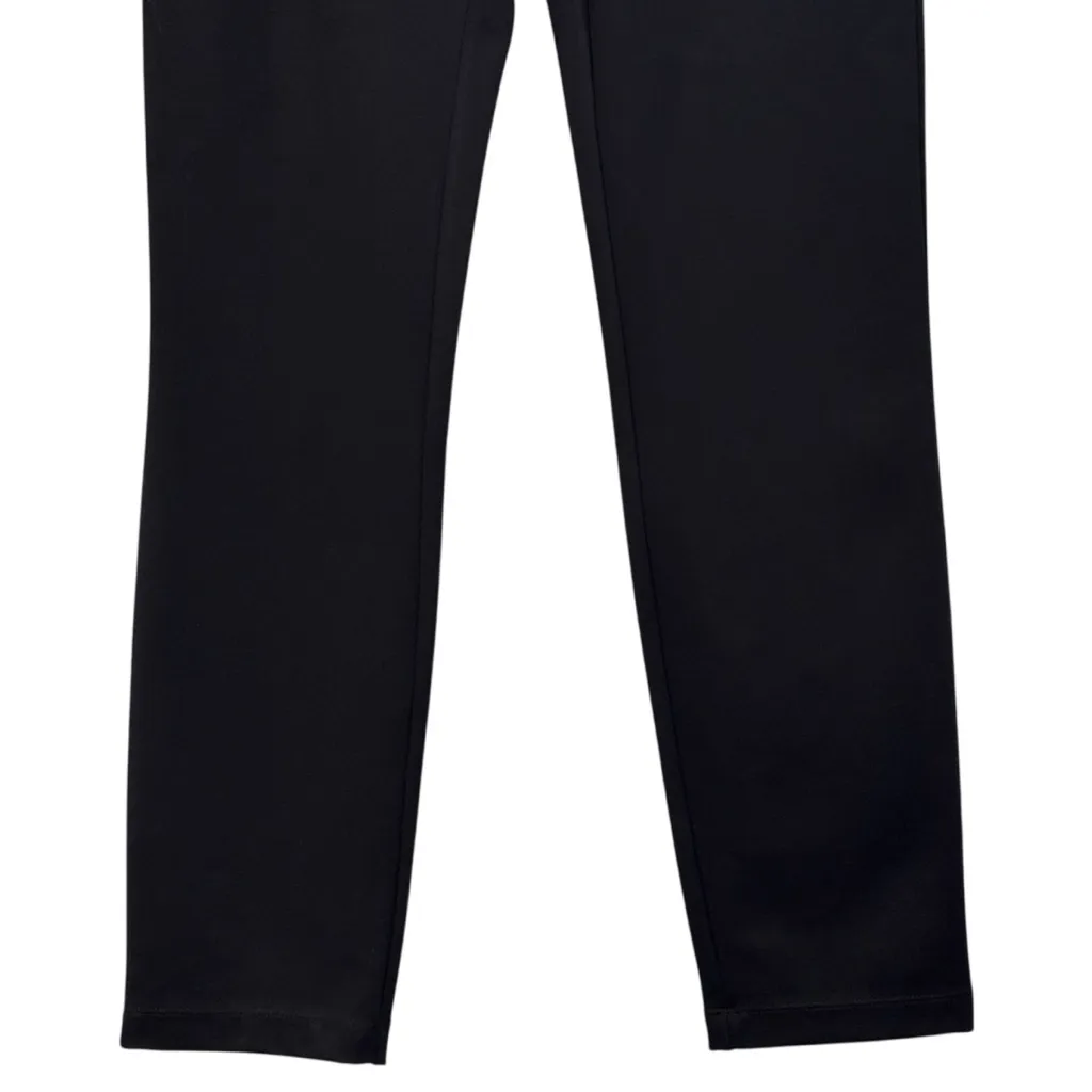 DKNY Black Pull On Business Casual Ponte Pants Stretch waist Womens Medium NWT - Image 4