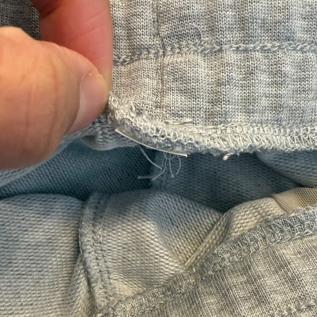 ALO Yoga Light Gray Shorts Knit Athletic Casual - Image 7