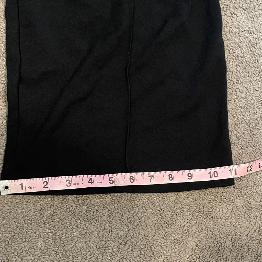 Serra Black Drawstring Wide Leg Cropped Pants Size Small 4-6 - Image 7