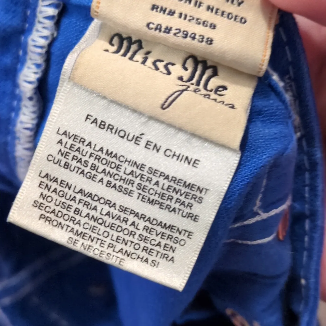 Miss Me Royal Blue Shorts Size 29 - Image 7