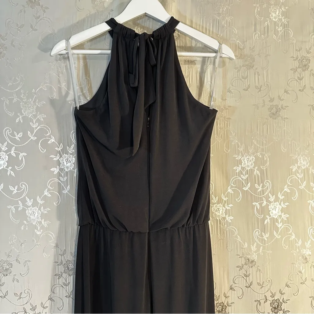Laundry by Shelli Segal  Black Halter Jumpsuit Size 2 - Image 10