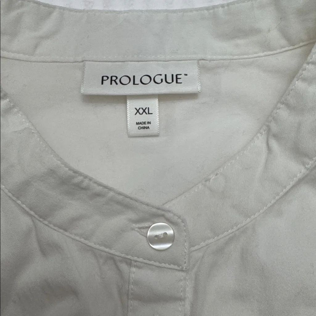 Prologue  White Button Down Shirt - Image 10