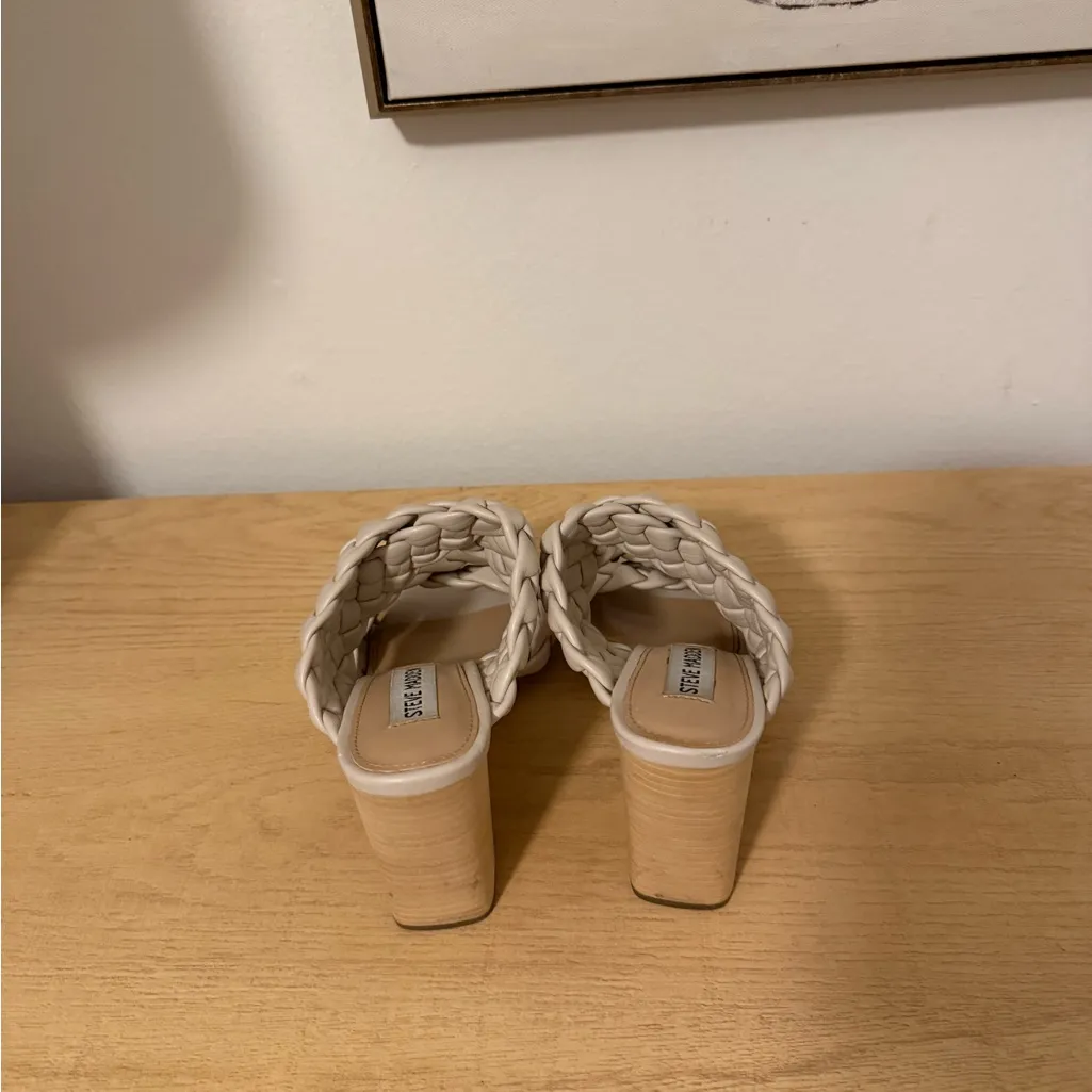 Steven By Steve Madden Cream Braided Sneakers - Image 4