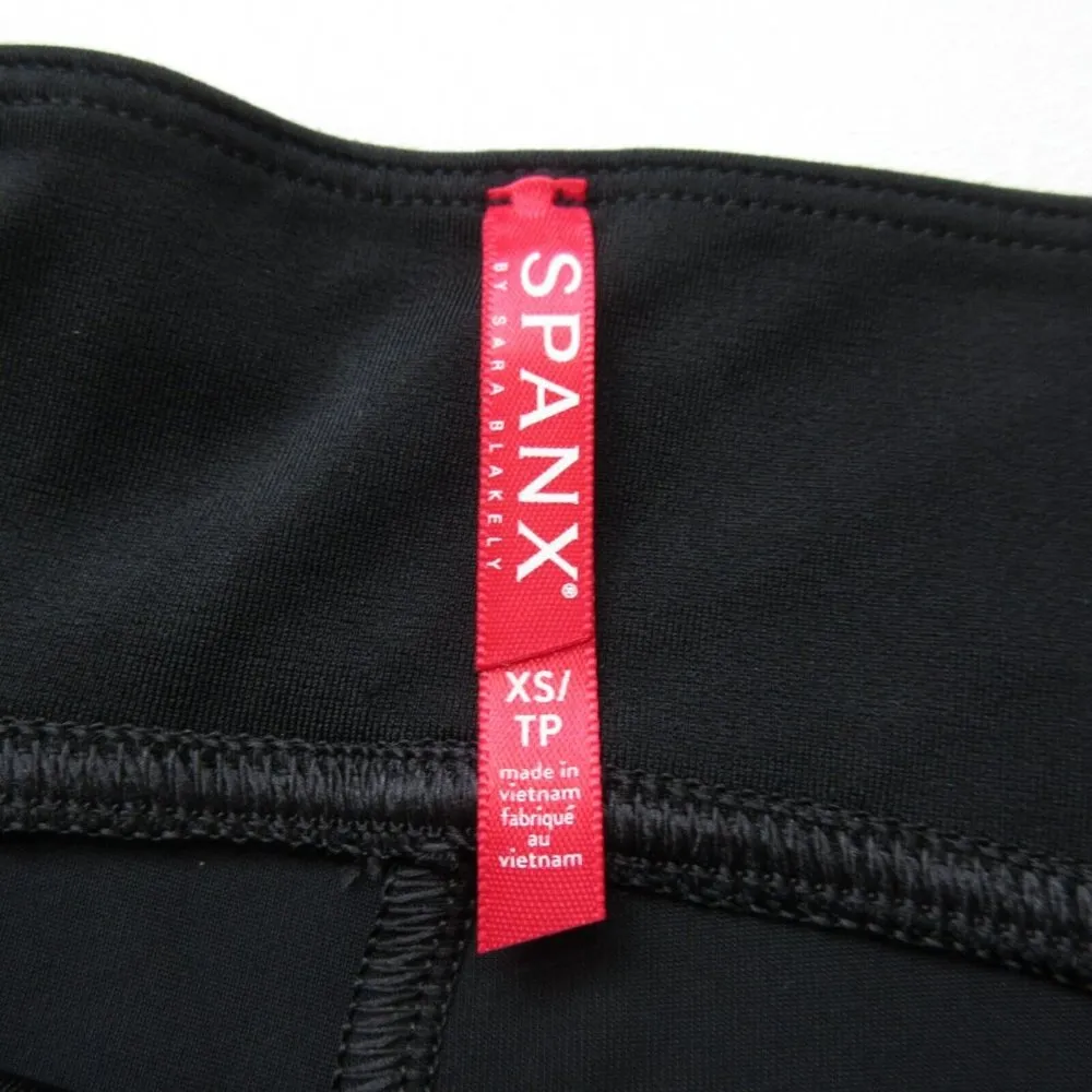 NWT SPANX 20185 Faux Leather Camo Leggings in Matte Black Camo XS - Image 5