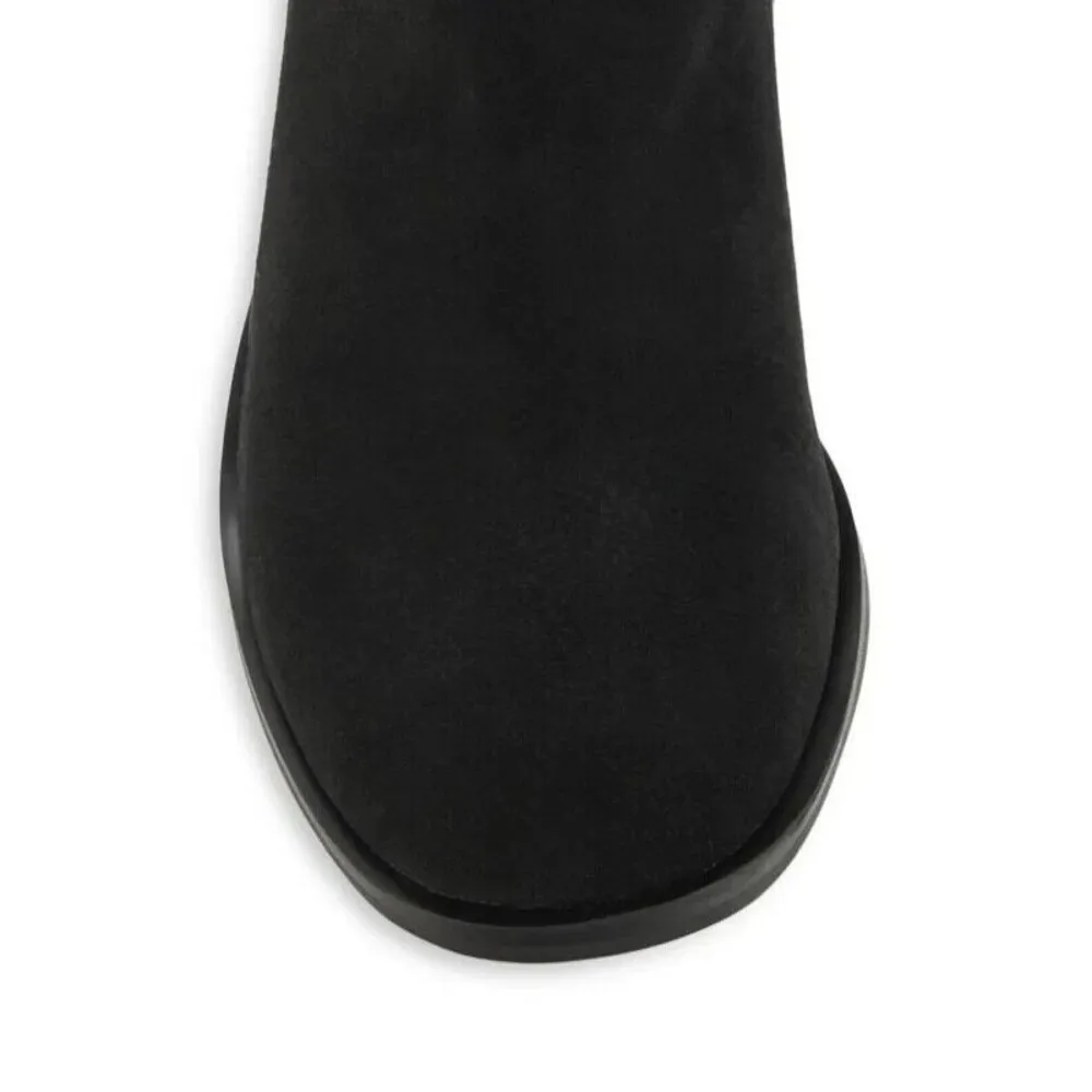 New $199 Black Womens 8 Splendid Abby Suede Leather Boots Tall Knee NWT - Image 5