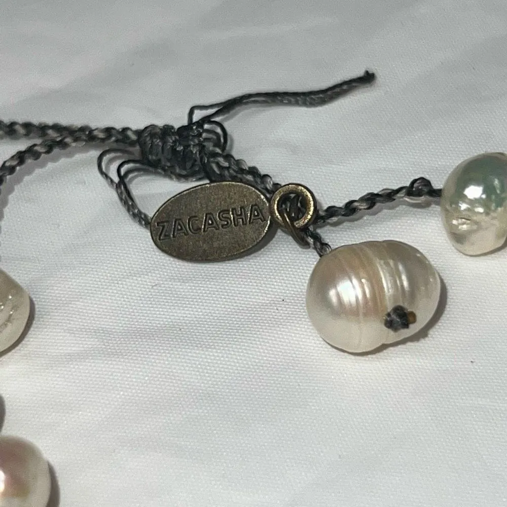 Zacasha Fresh Water Large Pearl Bracelet - Image 7