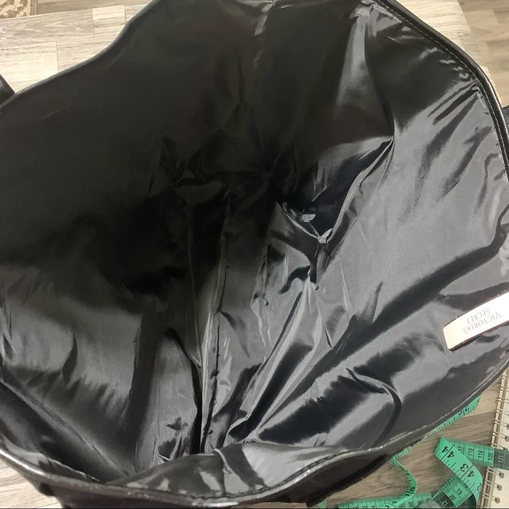 Victoria’s Secret Silver Gold Black Sequins Tote Bag; OS - Image 4