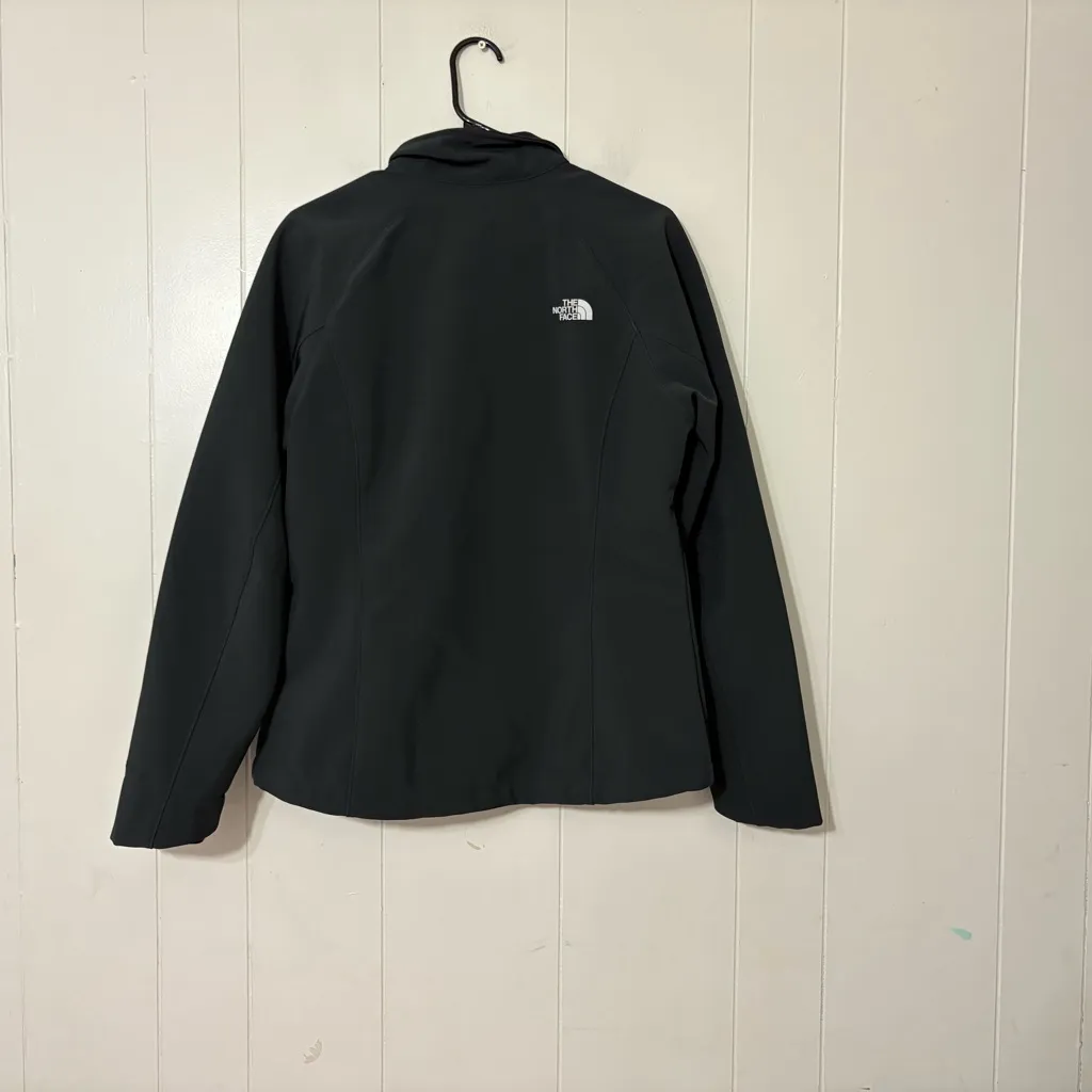 The North Face Apex Barrier Soft Shell Full Zip Jacket Black  Womens Logo Size L - Image 6