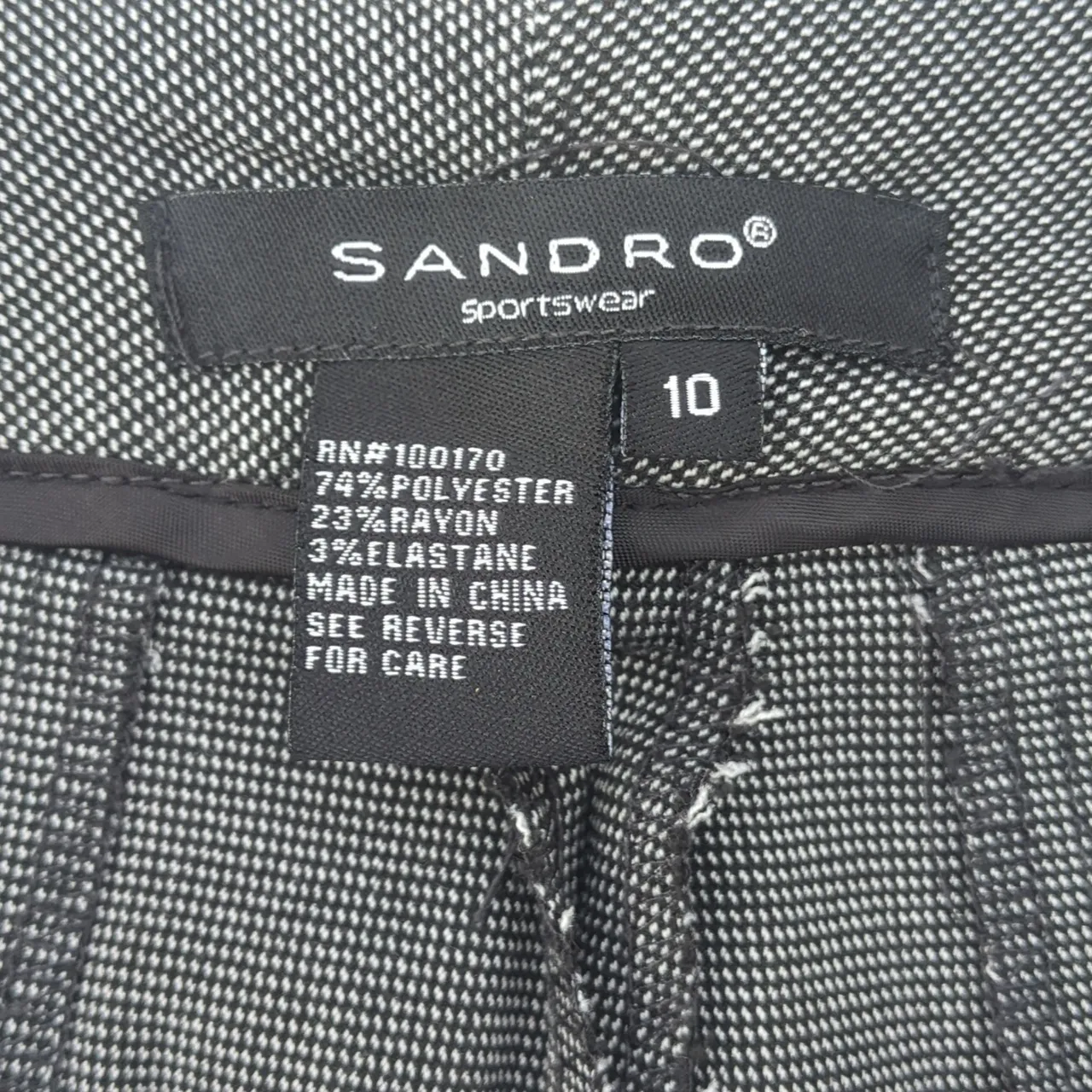 Sandro Sportswear Women's Trouser Pants | Sandro Sportswear Black Trousers - Image 7