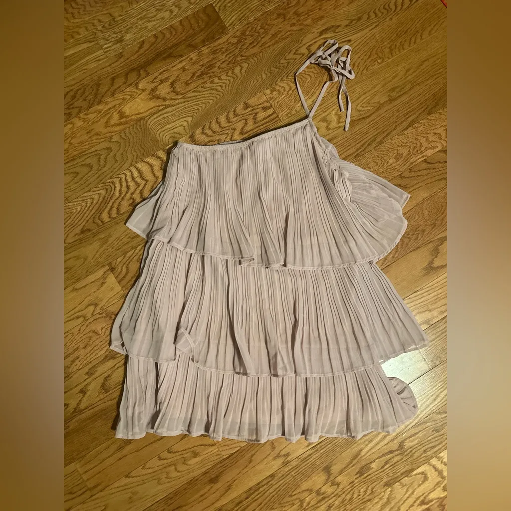 Lulu's Blowing Kisses Dusty Pink Pleated One - Image 6