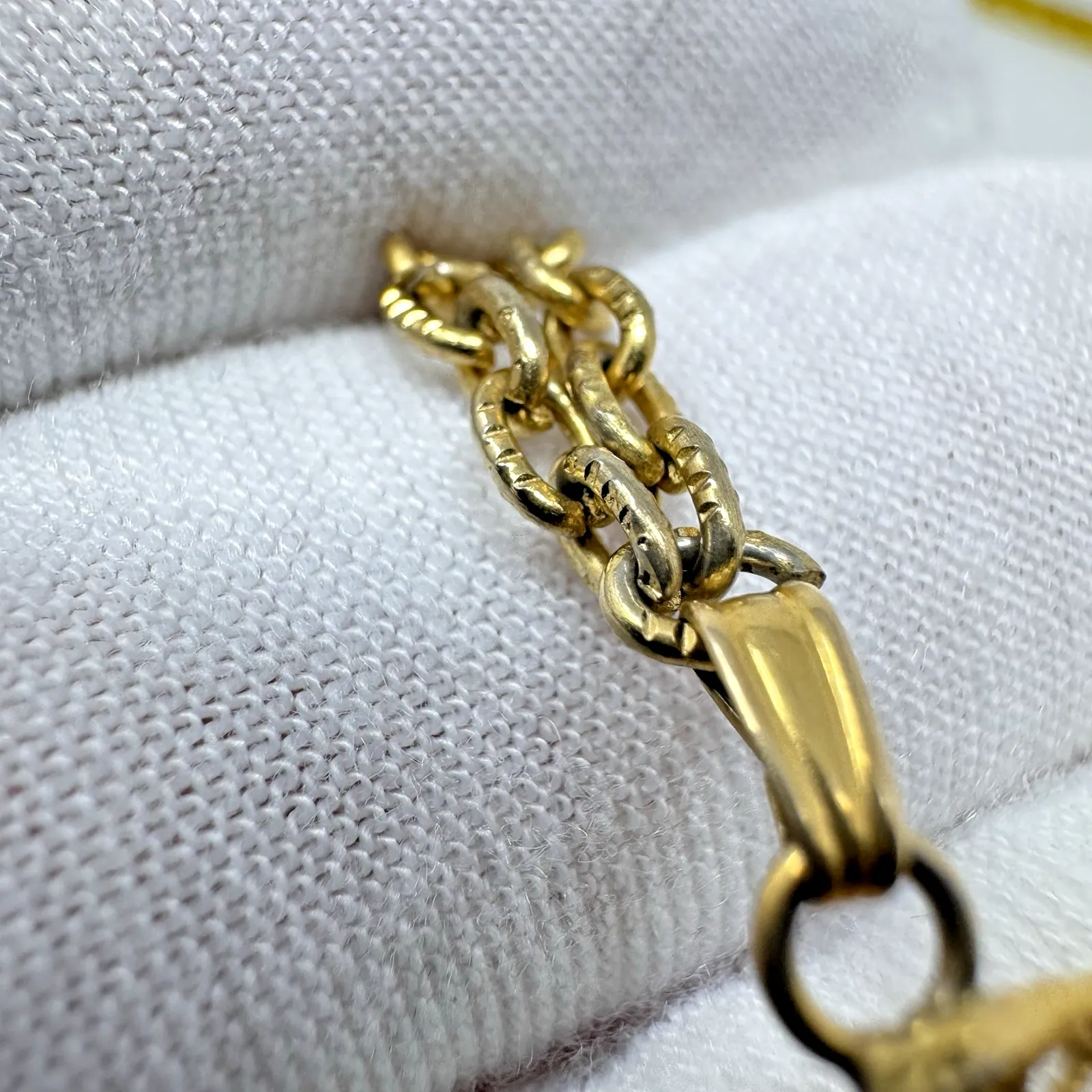 Vintage Gold Filled Pendant Necklace 1/20 12K GF Rutilated Quartz 18” Chain - Image 8