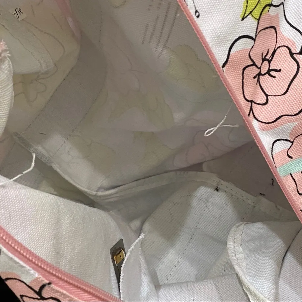 Benefit Cosmetics Floral Duffle Bag - Image 7