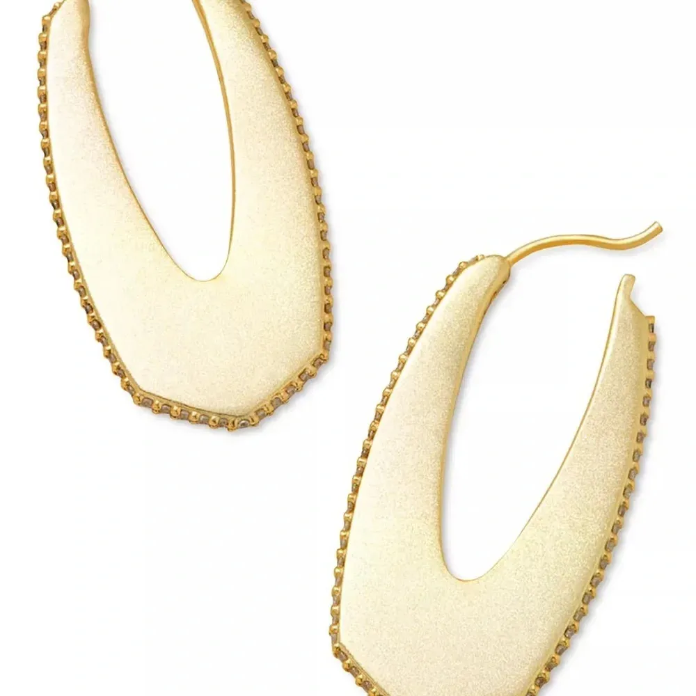 Kendra Scott NWT  Pavé Hoop Earrings - Image 6