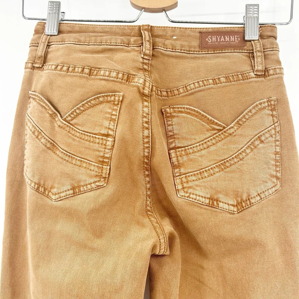 Shyanne Womens Western Retro Y2K High Rise Super Flare Bell Bottom Jeans Size 25 - Image 8