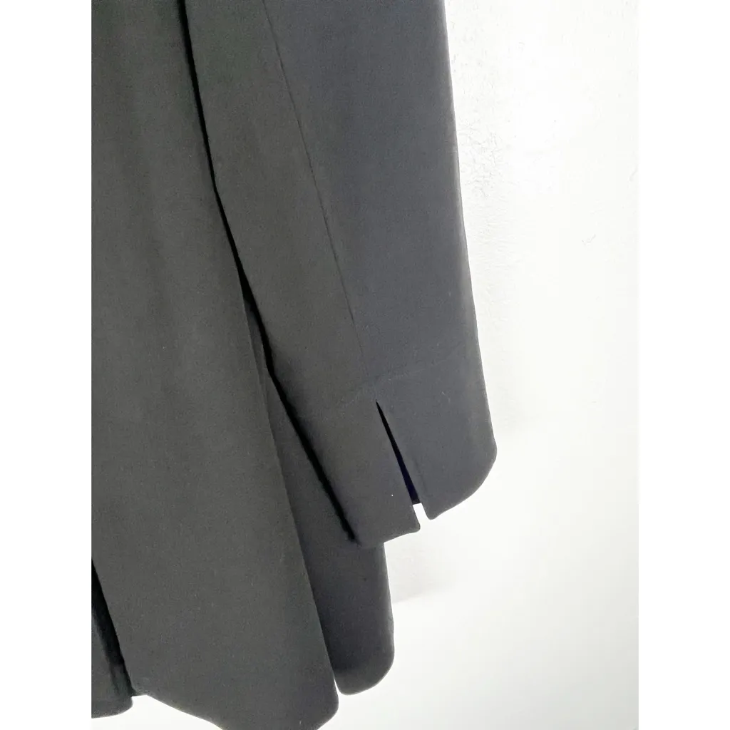 PRESTON & YORK. Black Hidden Snap Button Closure Lined Long Sleeves Coat Size 3X - Image 9