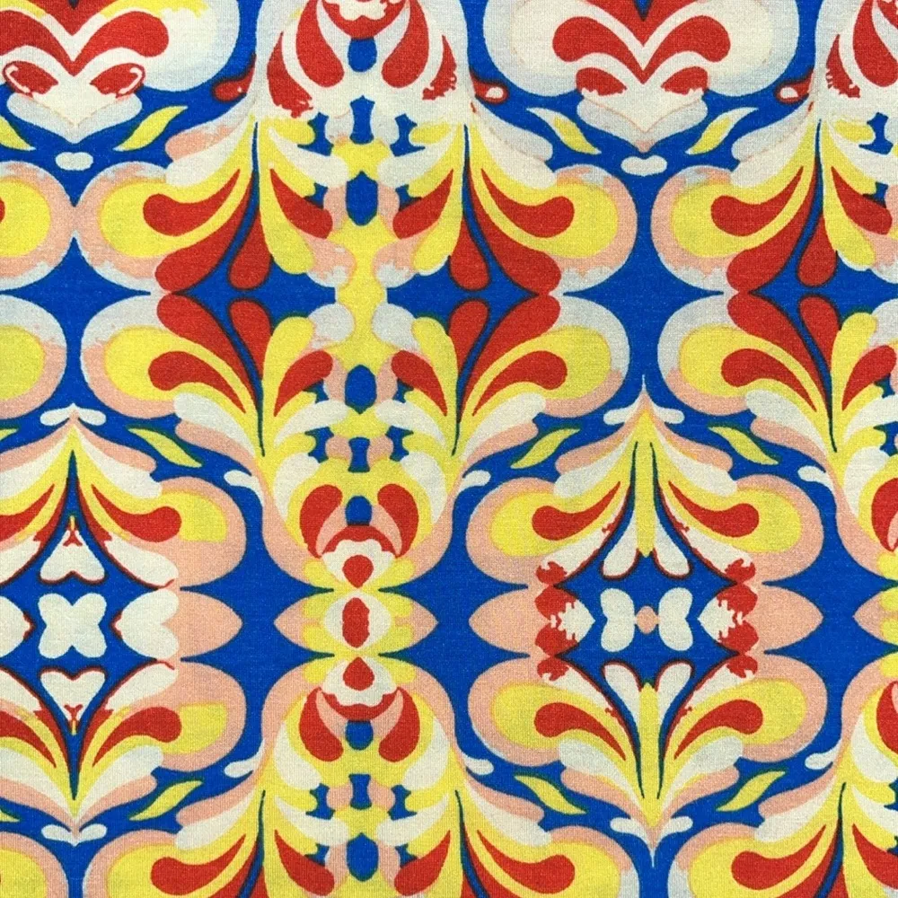 LuLaRoe NWT Size 3XL Yellow Geometric Classic T Knit Top Shirt - Image 4