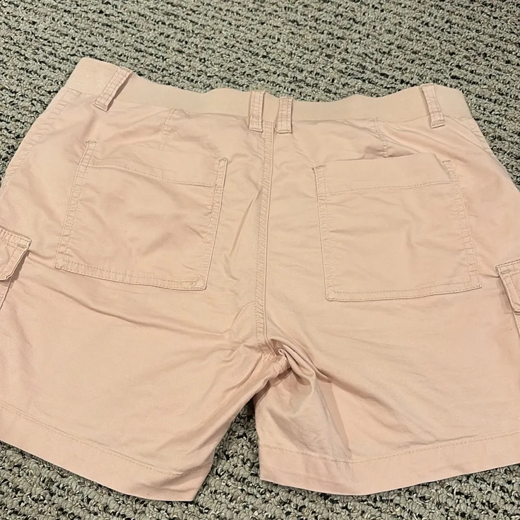 Lee Women's Light Pink Cargo Shorts - Image 5