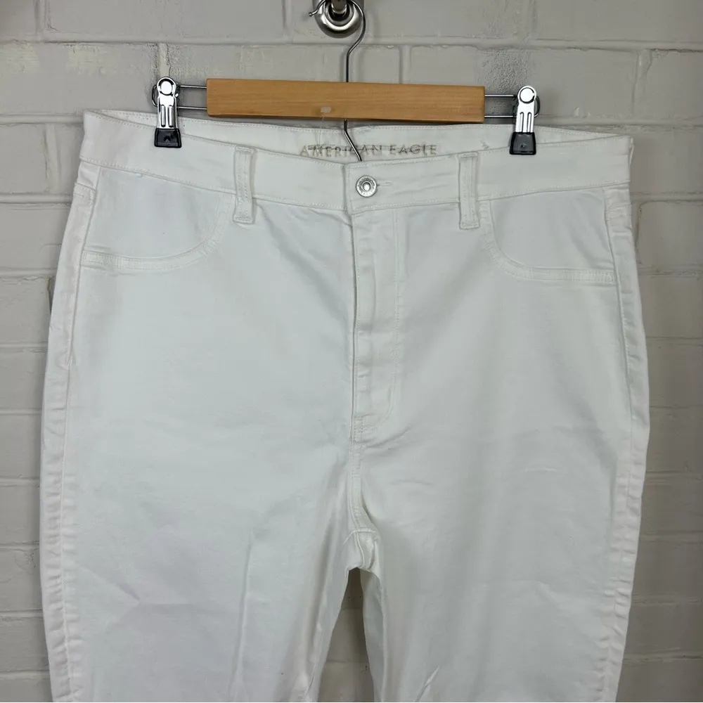 American Eagle Super High Rise Jegging White Jeans Size 18 - Image 12