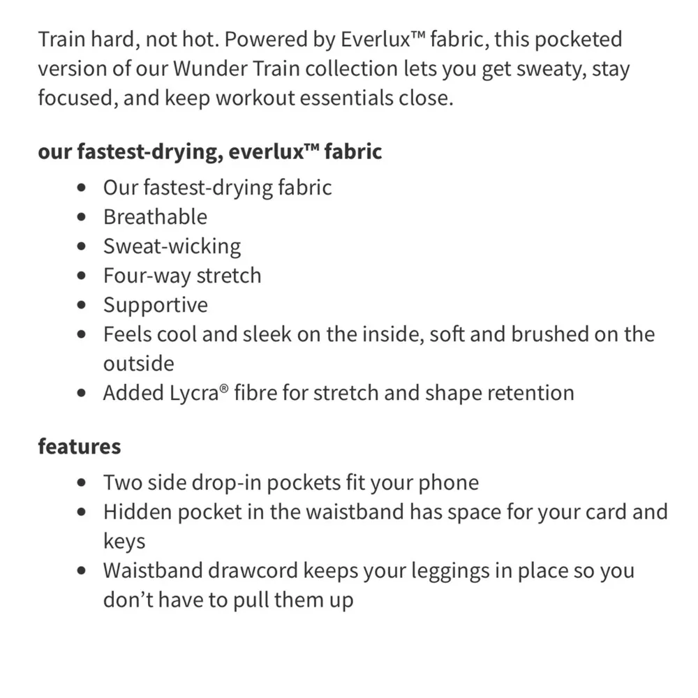 Lululemon Wunder Train High Rise Tights Pants w Pockets Leggings Army Green NWT - Image 9