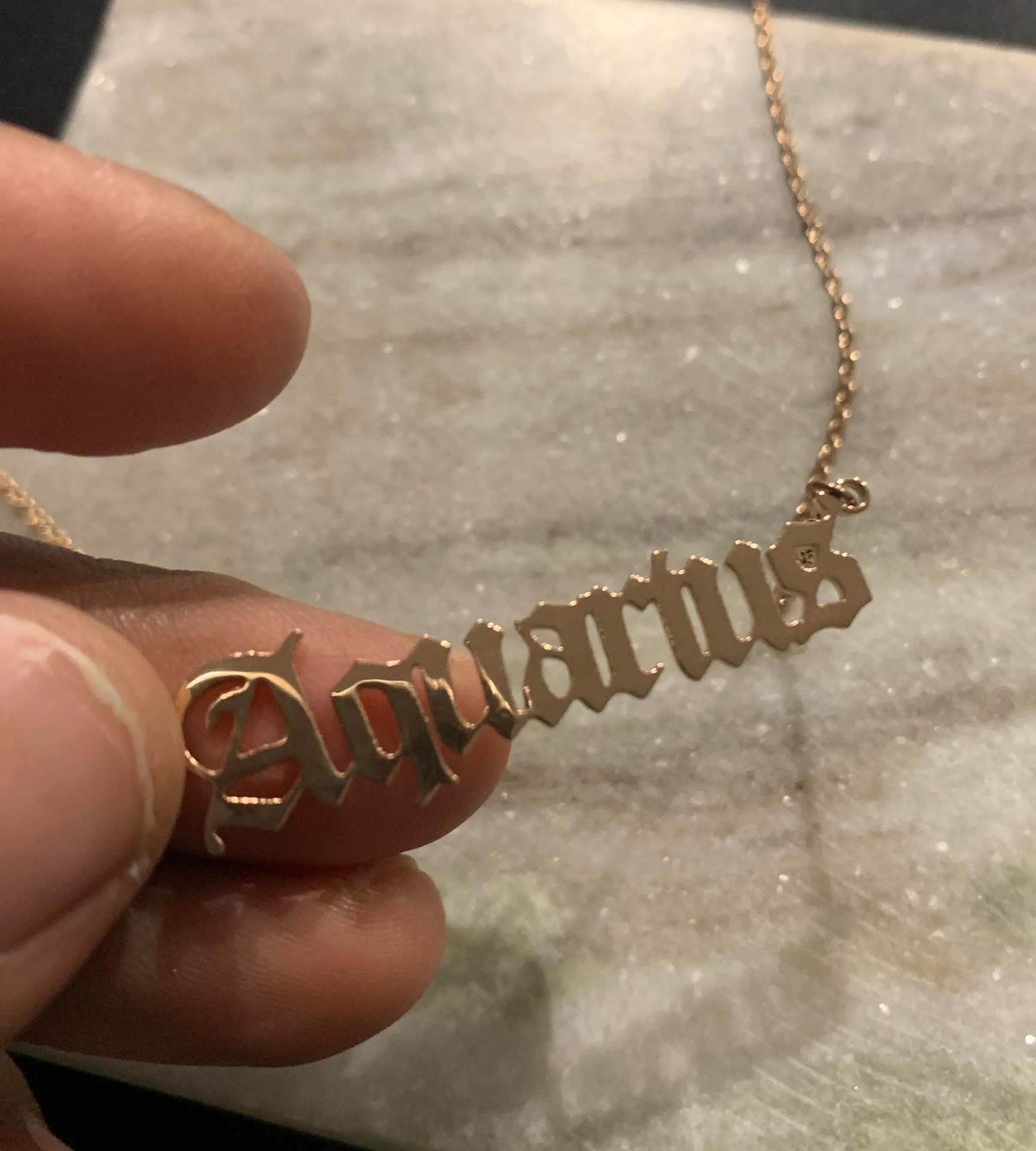 Aquarius Necklace... Gold - Image 4