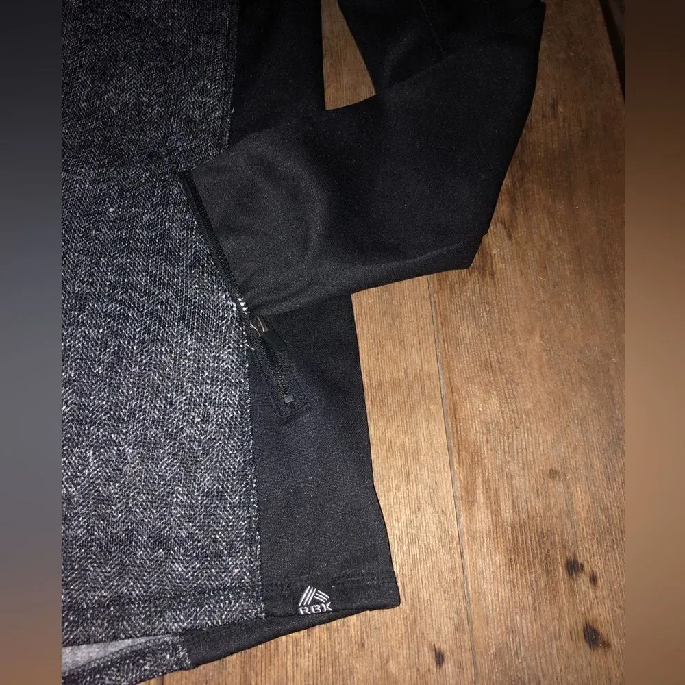 RBX medium 2 shade collared coat Black - Image 2