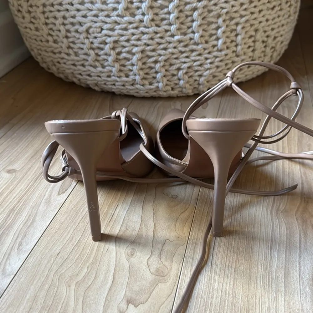 ASOS Chic Tan Leather pointed Heels - Image 4