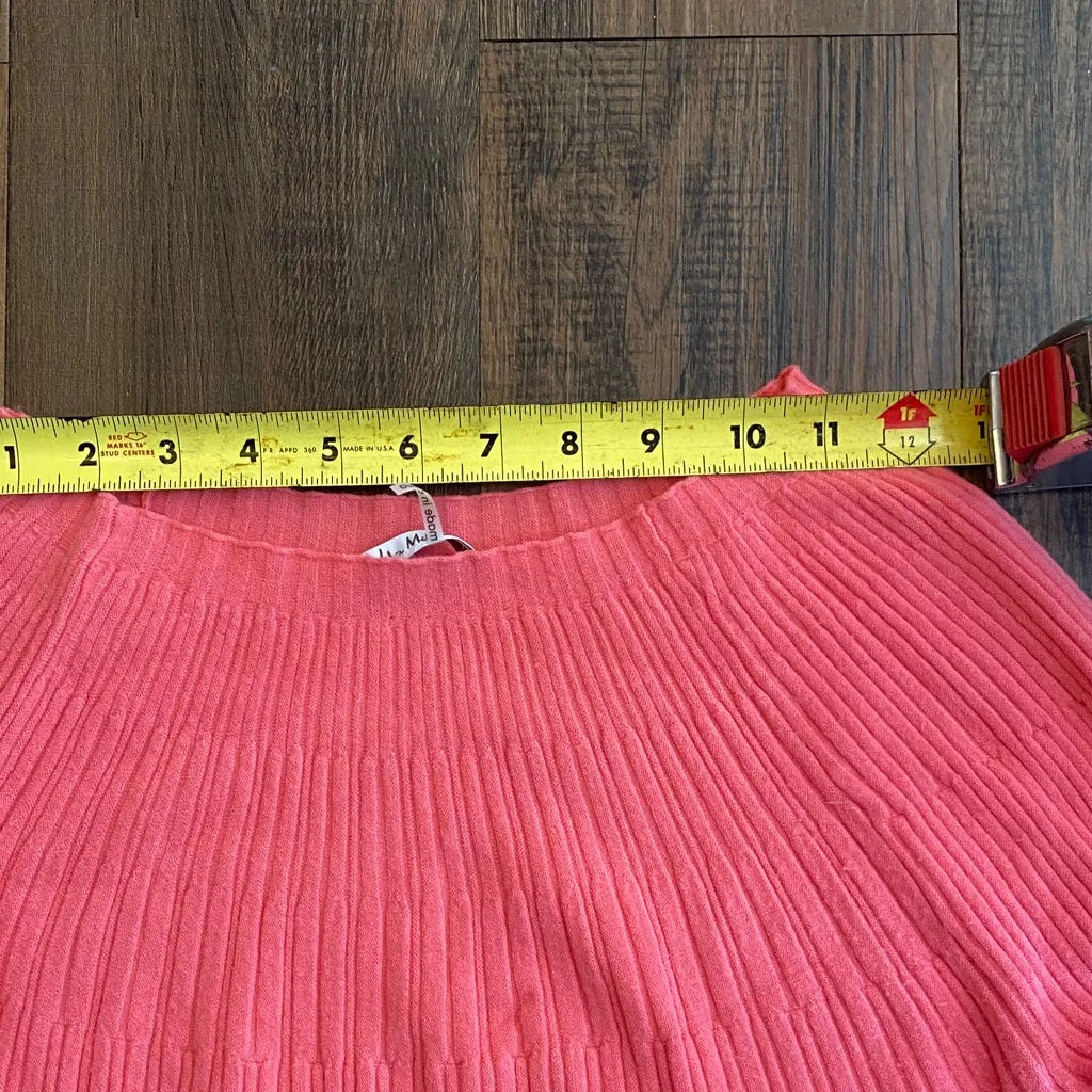 Vila Milano Elegant Pink Ribbed Blouse - Image 7