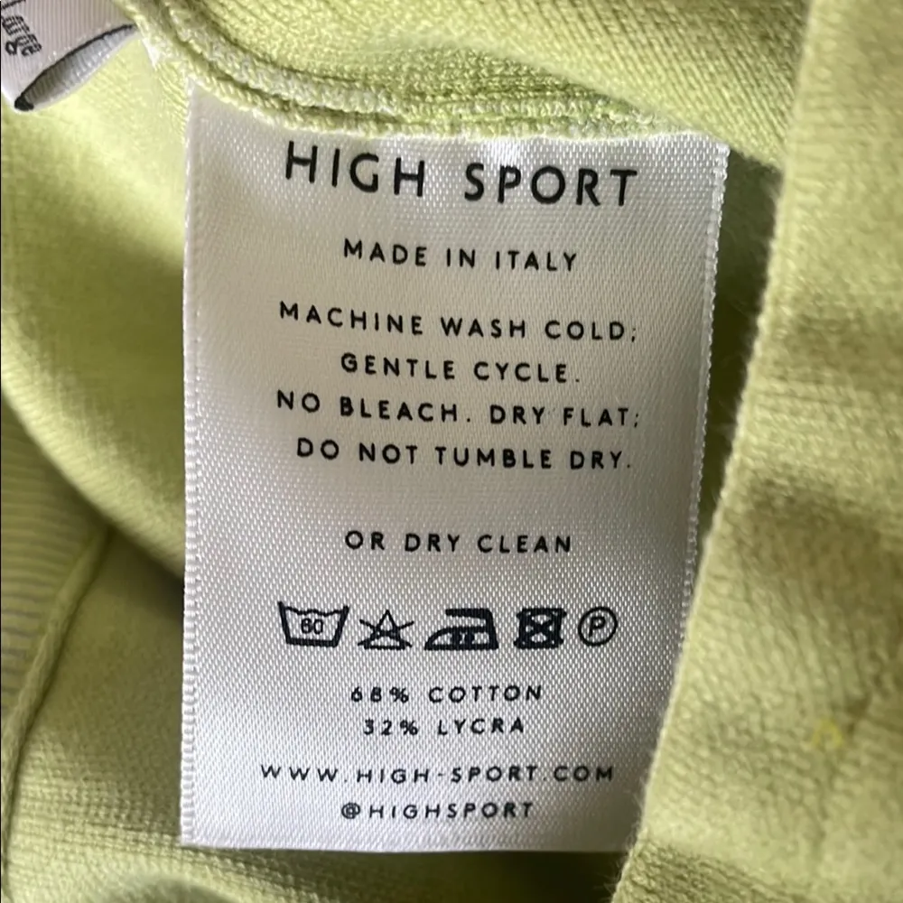 HIGH SPORT Wide Leg Pants Size Extra Large Lime Green - Image 8