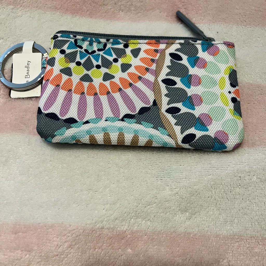 Vera Bradley card and money holder with key ring so cute - Image 2