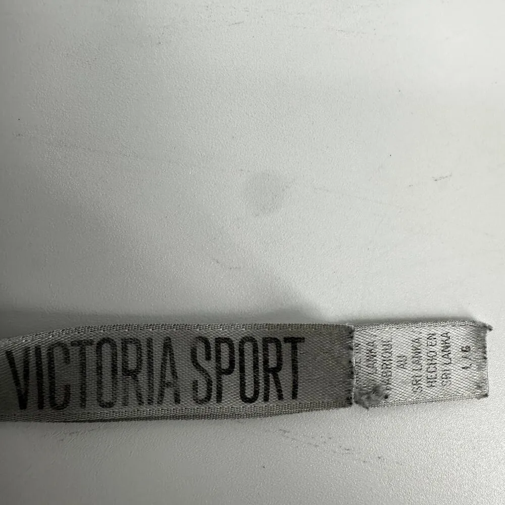 Victoria's Secret The Show-Off Sport Bra Keyhole Light Support Athletic Black L - Image 2