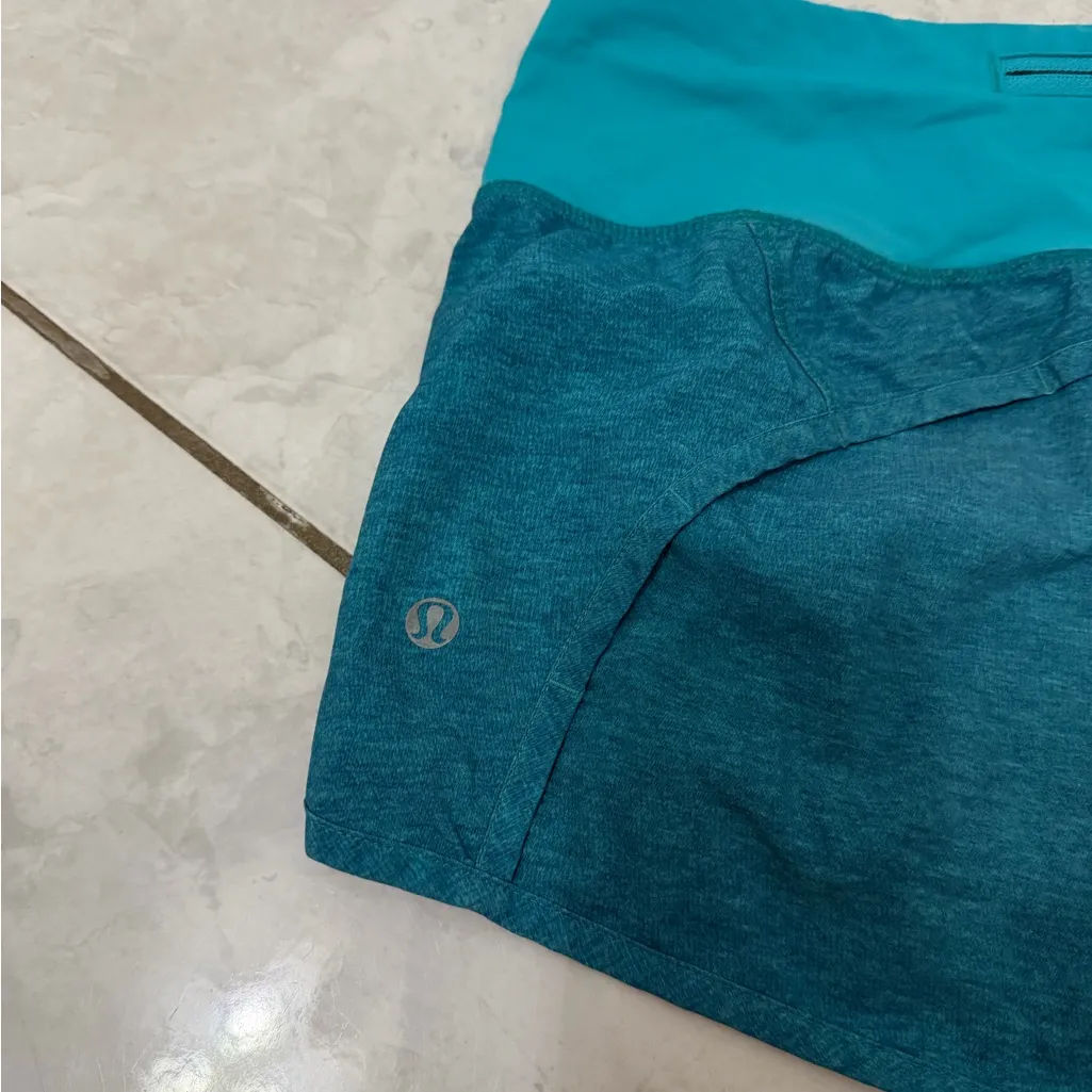 Lululemon Teal Run Times Short - Image 3