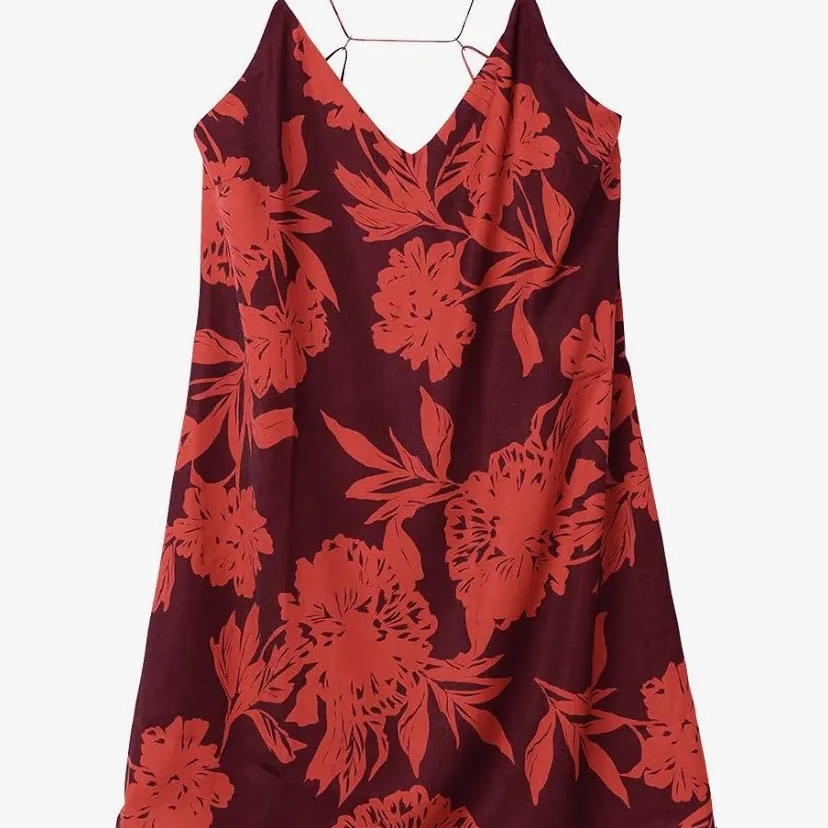 RVCA Envy Floral Slip Dress Small - Image 2