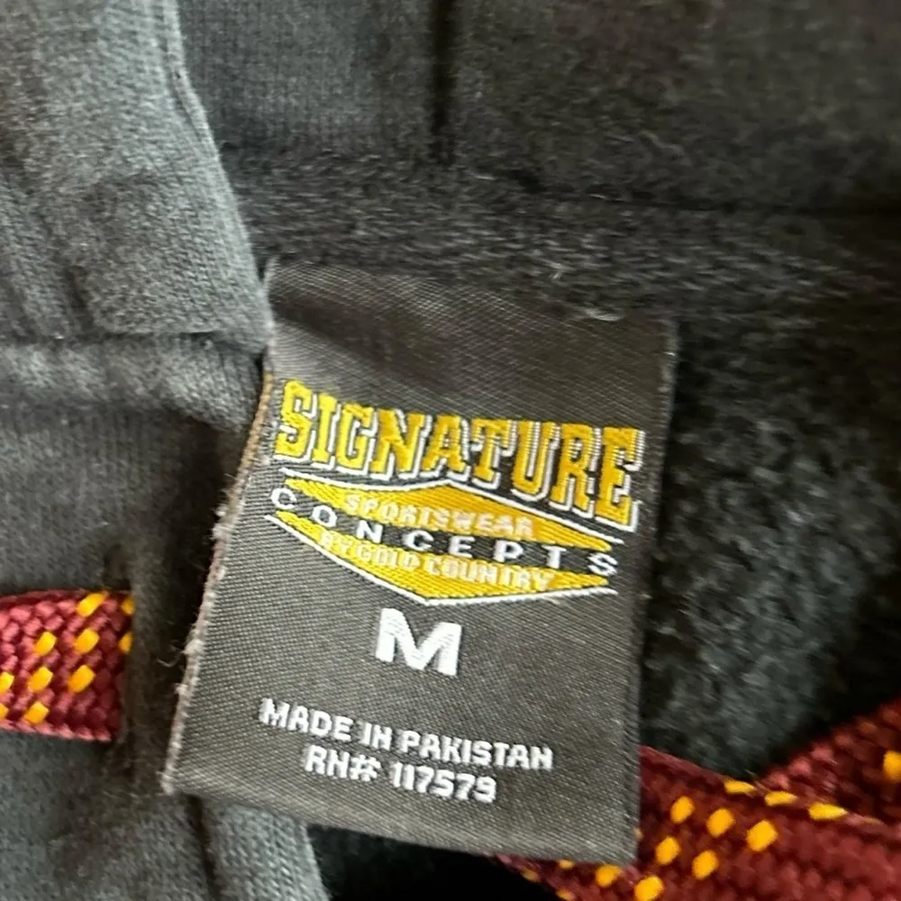 Vintage 90s Minnesota Gophers Hockey Hoodie Black Unisex M Pullover‎ Size M - Image 5