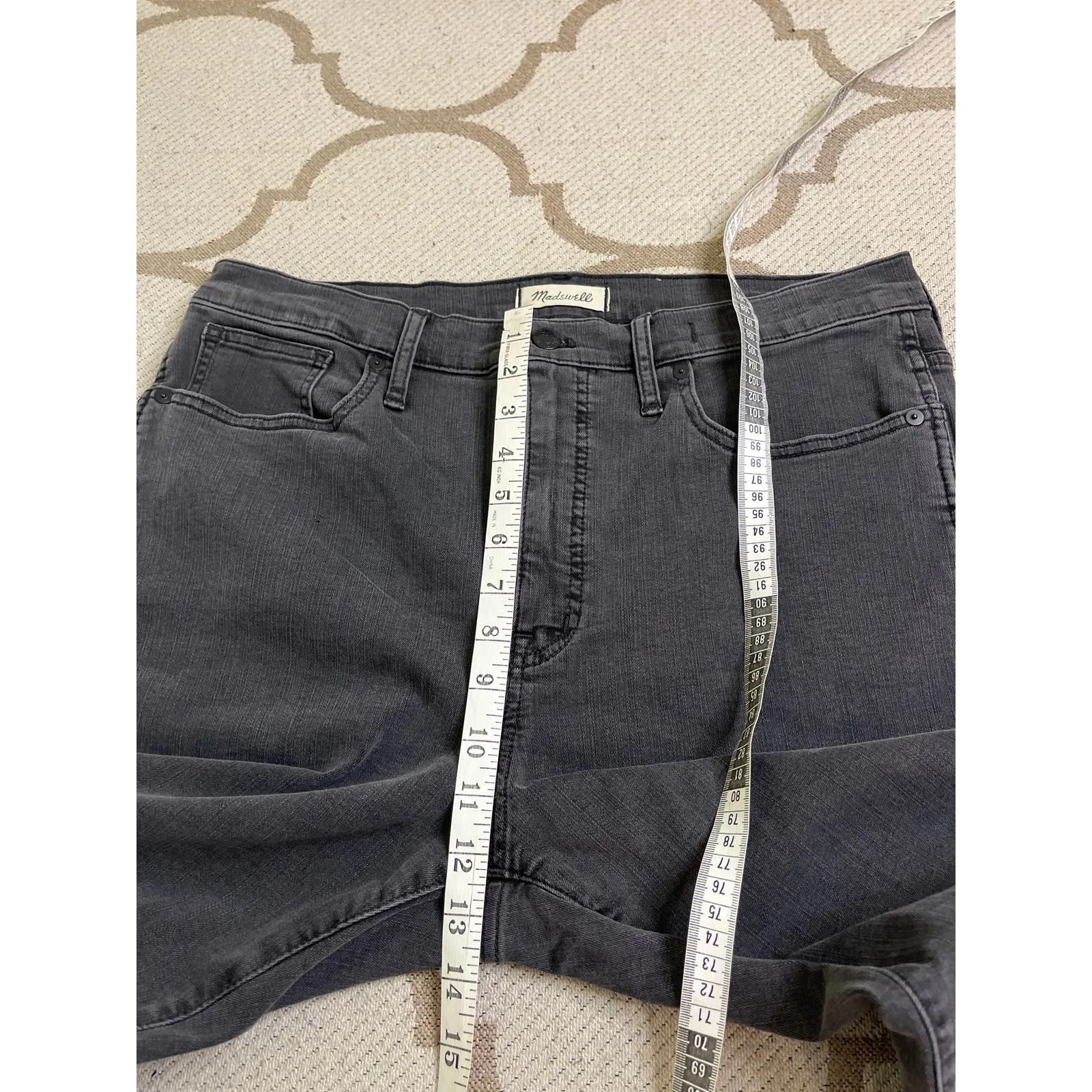 Madewell Stovepipe Jeans in Banberry Wash: Raw-Hem Edition, size 32, MSRP $128 - Image 6