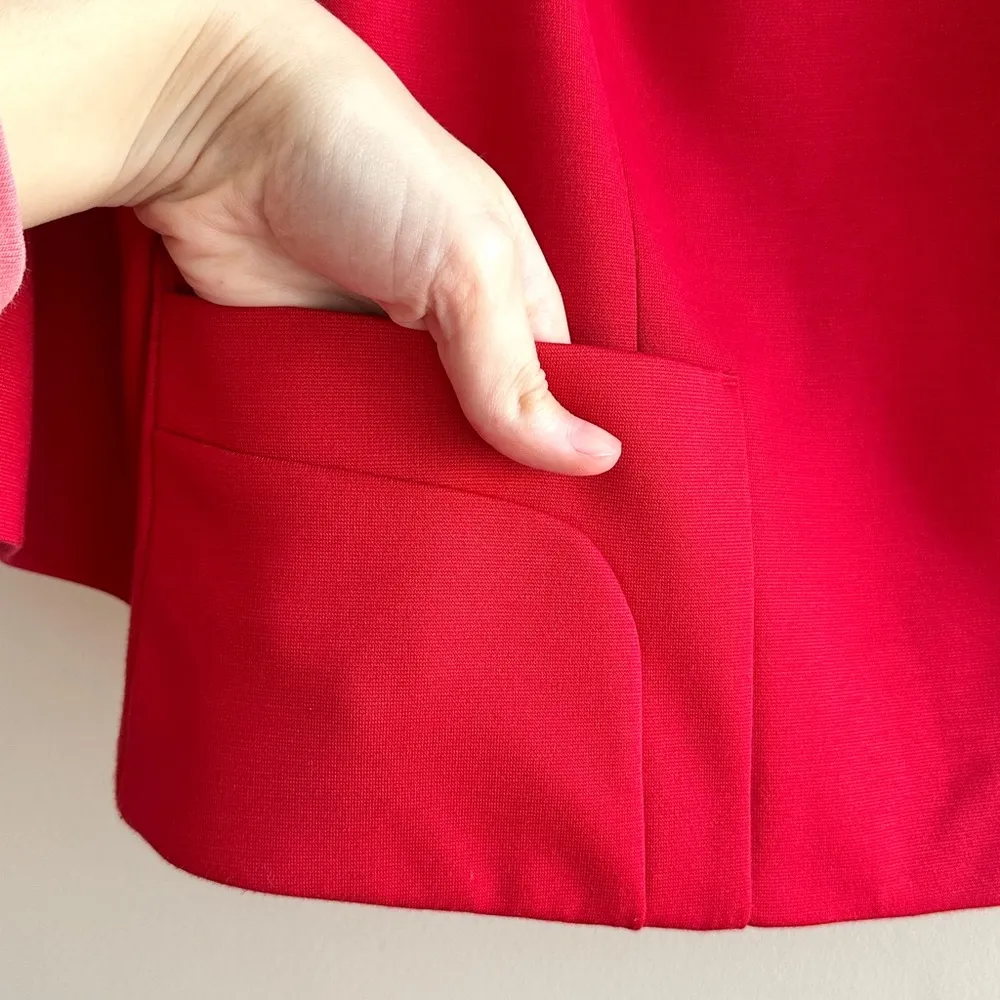 Ann Taylor LOFT Petites Red Cropped Blazer, Size 2P, NWT - Image 6