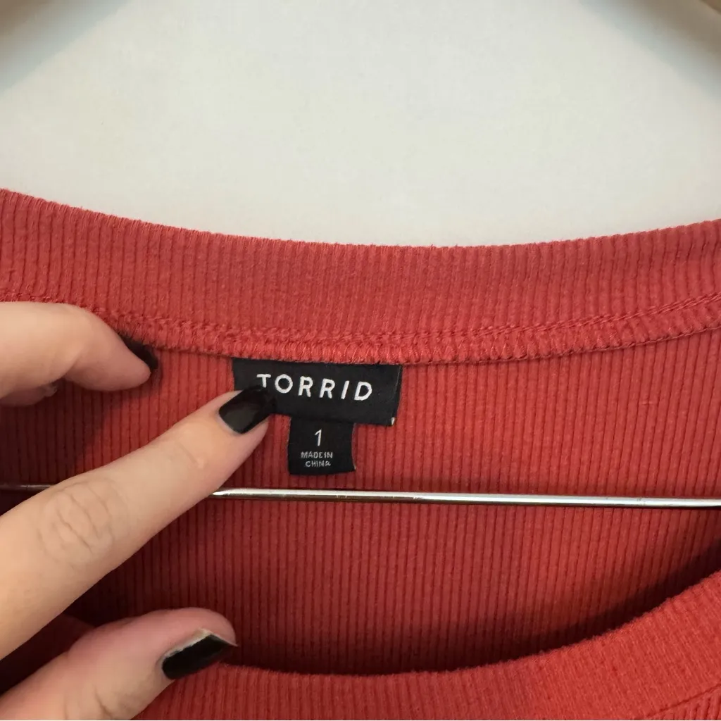 Torrid Mini Super Soft Skater Dress 1X tandoori spice - Image 3