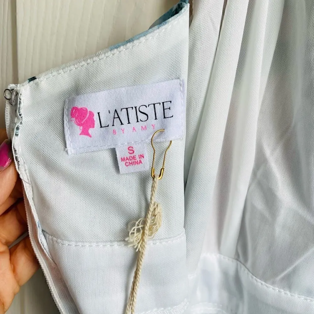 NWT L’atiste by Amy Floral MIDI Tiered Dress - S - Image 14