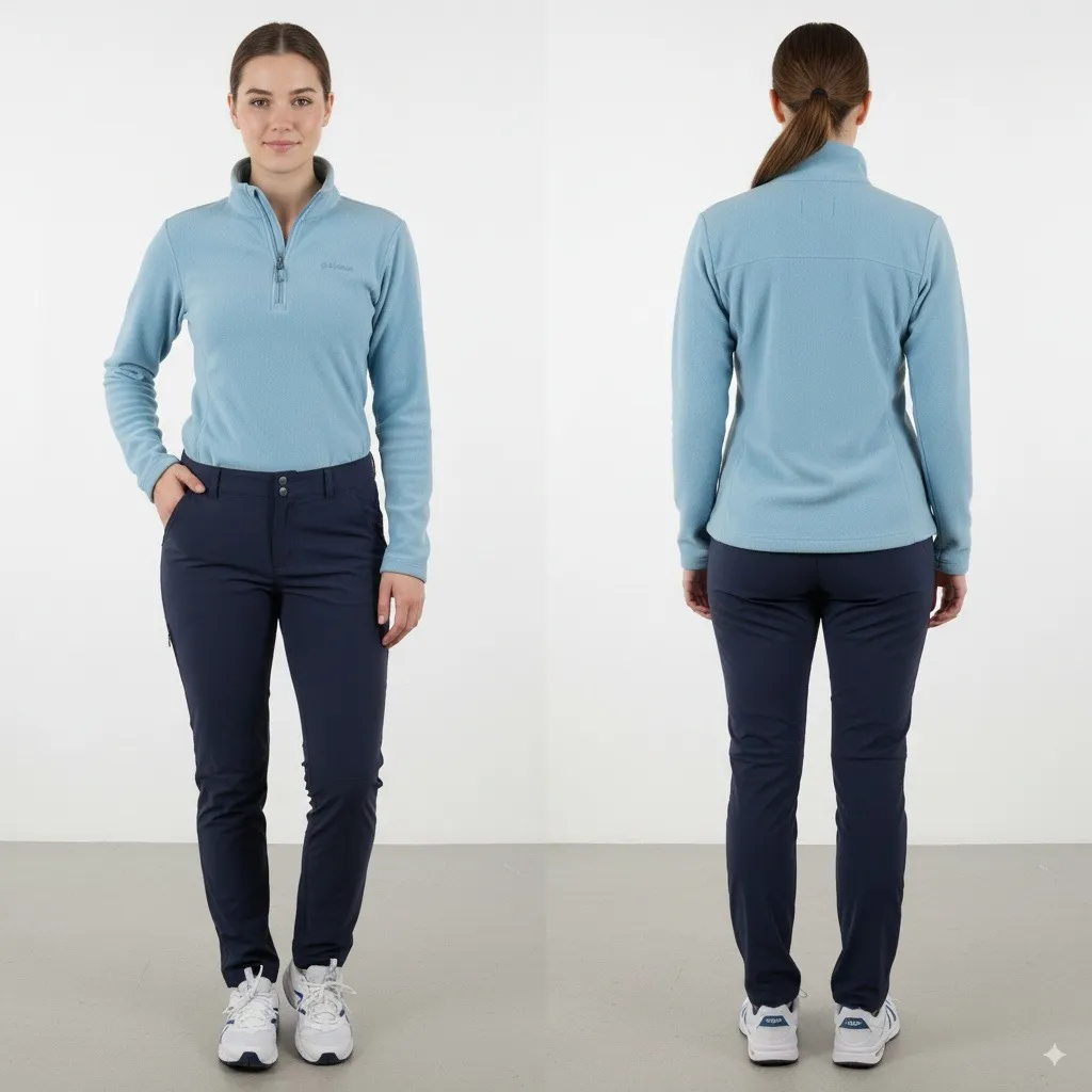 Columbia Women's 16 Regular Navy Blue Omni-Shield Hiking Pants Outdoor Trail‎ - Image 2