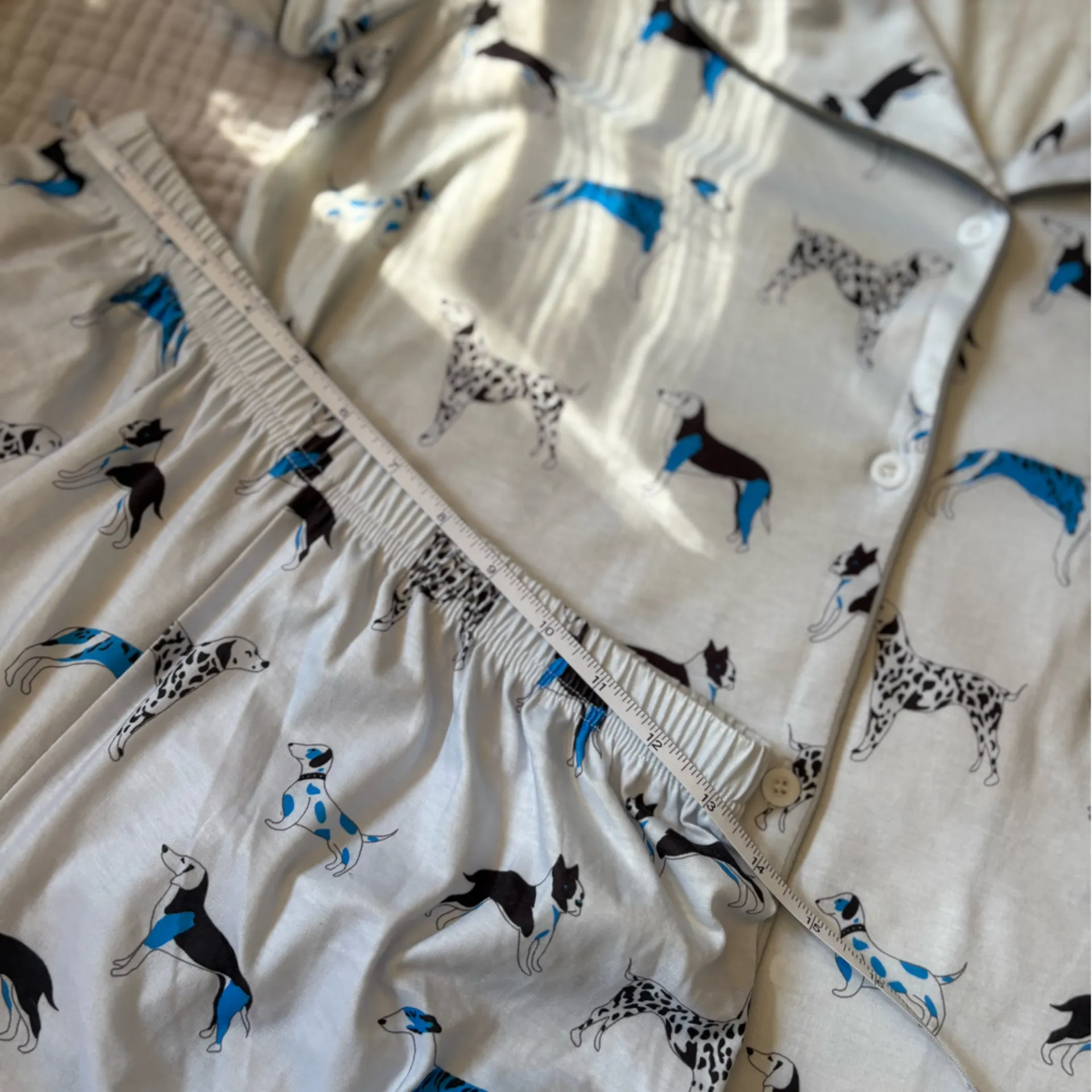 Women’s Animal Print Pajama Set White - Image 5