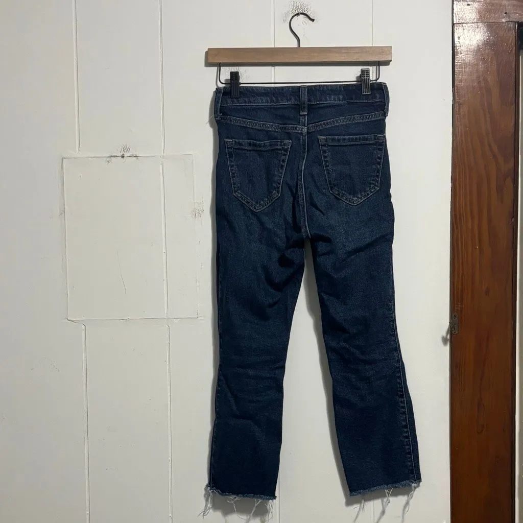 Abercrombie & Fitch Skinny high rise raw hem jeans 0 - Image 3