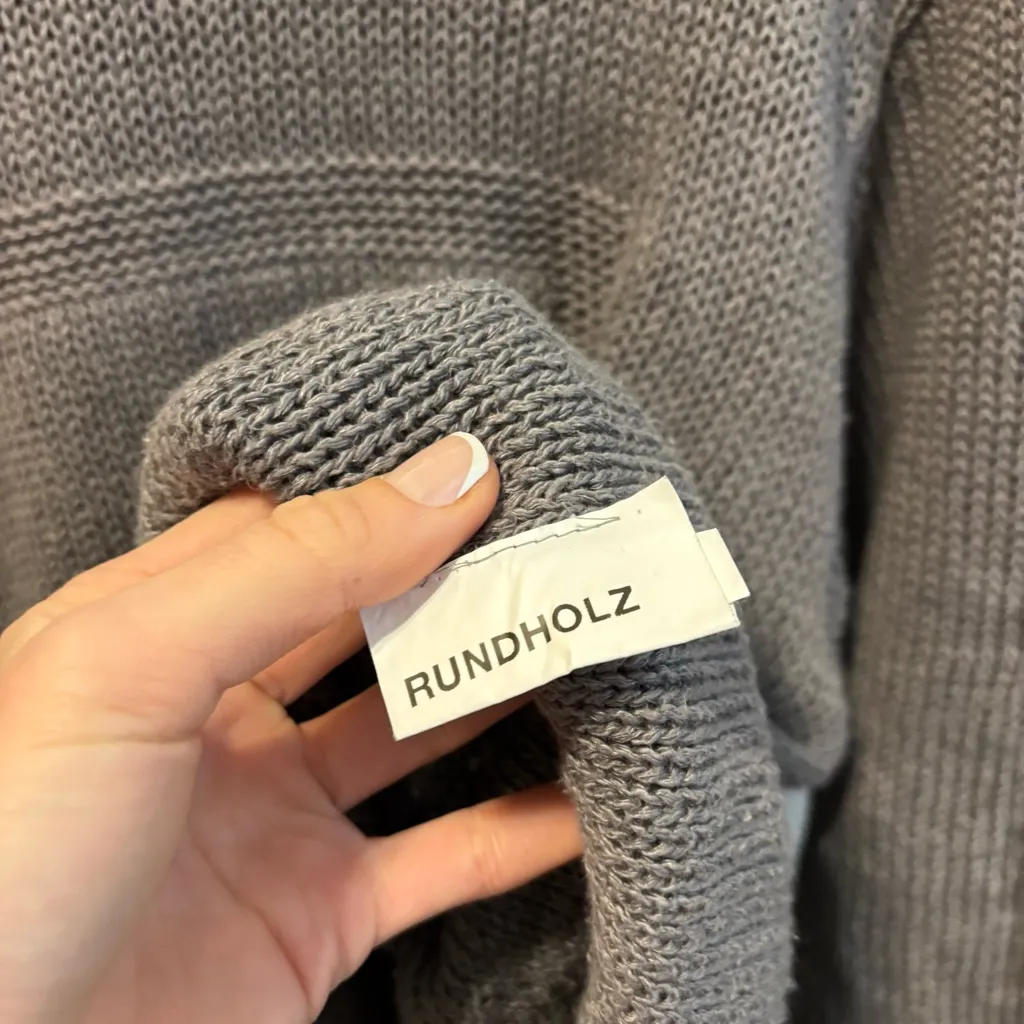 Rundholz Grey Pocket Lag & Look Sweater Gray - Image 5