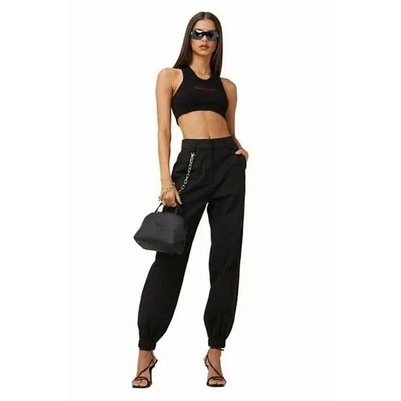 I.AM.GIA Black Parachute Jogger Pants Size S - Image 2