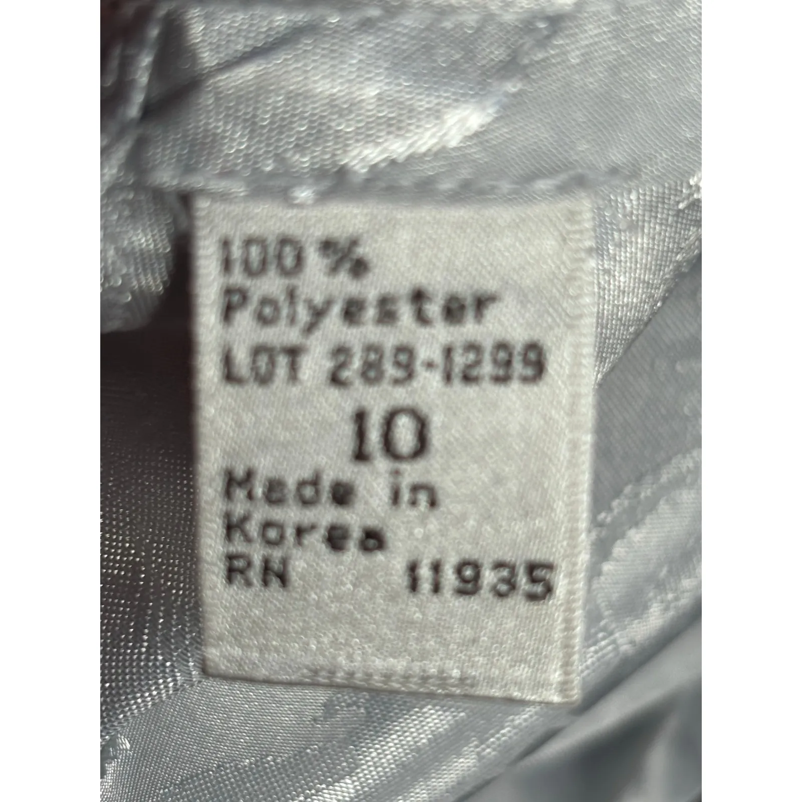 Vintage Blouse Silver Floral Jacquard Drape Button Back Top Elegant Evening - Image 8