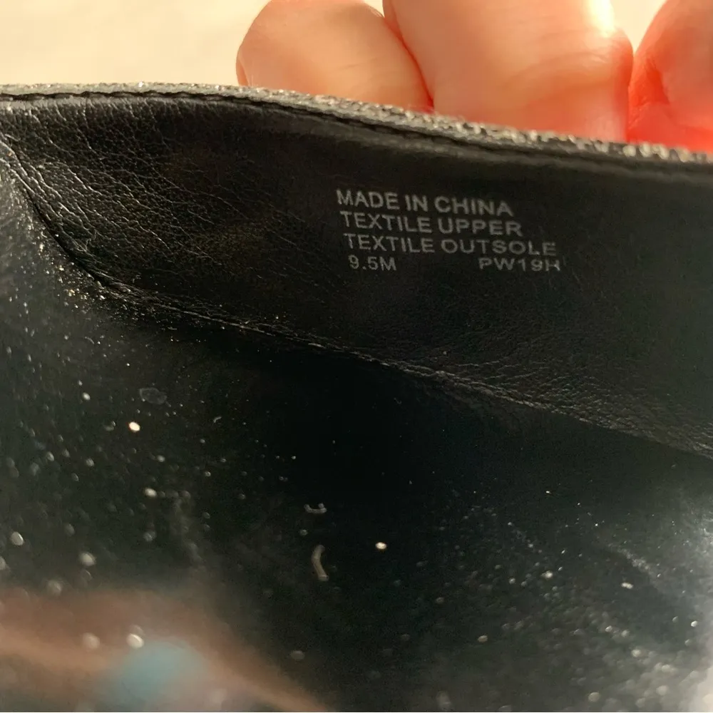 Michael Kors Berkeley T Strap Heeled Sandals Black/silver Size 9.5 - Image 7