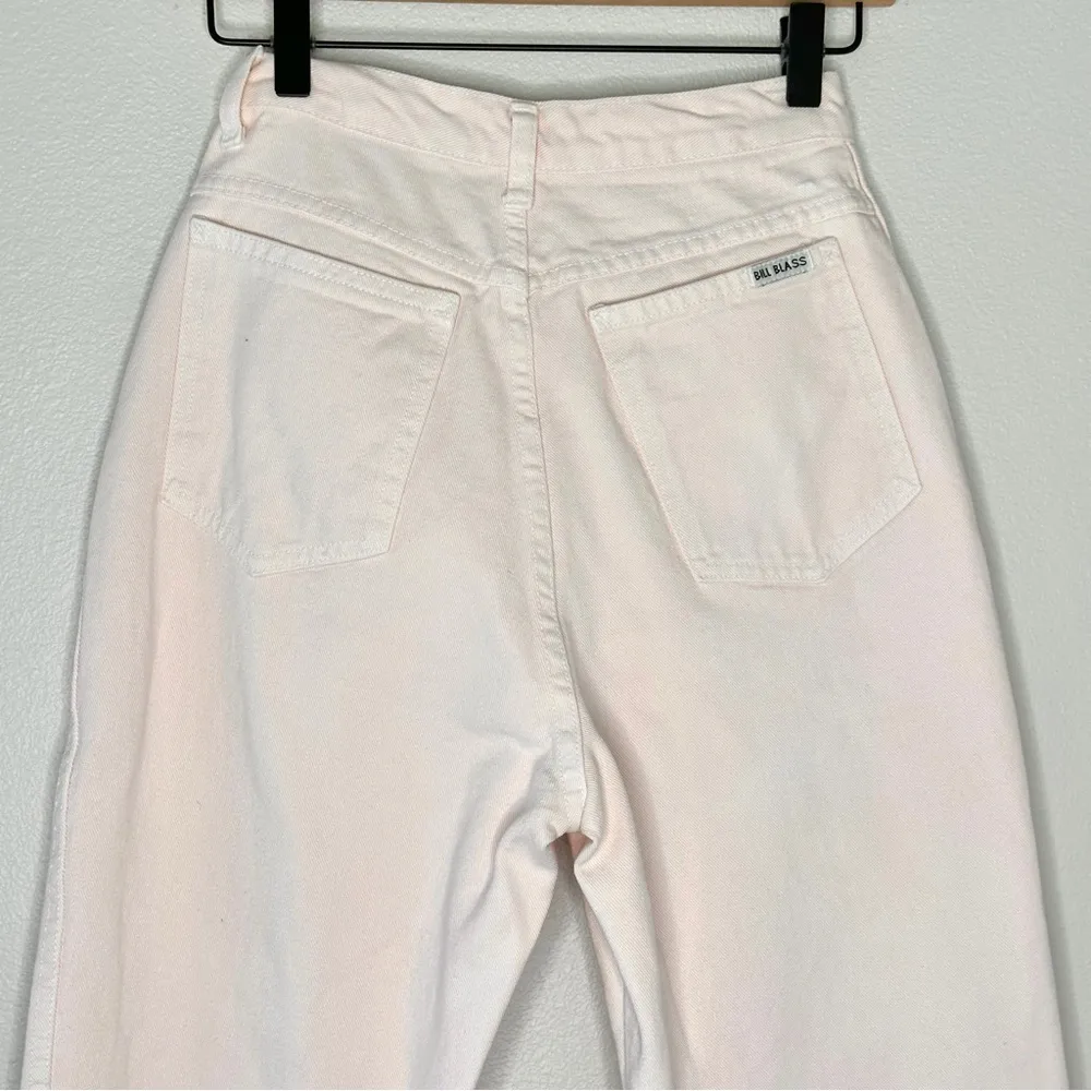 Vintage Bill Blass Mom Jeans Peach Pink 100% Cotton USA Made Sz 6 High Rise - Image 4